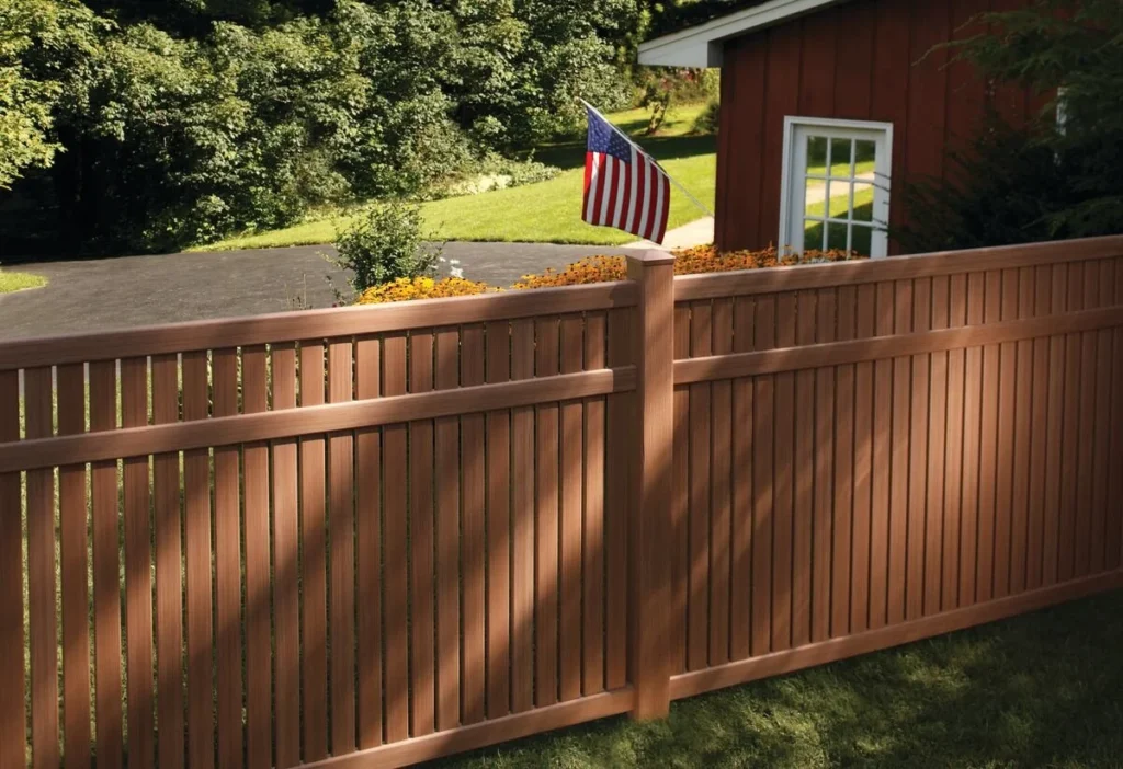 classic wood picket fence